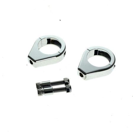 Taverner Motorsports - T/Signal Clamp; 39mm Forks Chr - BAI-12-6049-39