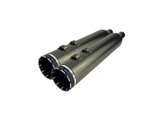 Taverner Motorsports - Mufflers; FLH'17up 4.5" Smoke - KW202650