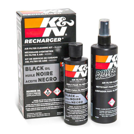 Taverner Motorsports - Recharge Service Kit; K&N Black - KN-99-5050BK