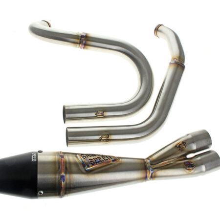 Taverner Motorsports - Exhaust; FXR'87-94 2:1 Shorty - SAW-930-01204