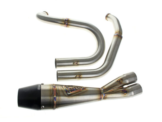 Taverner Motorsports - Exhaust; FXR'87-94 2:1 Shorty - SAW-930-01204