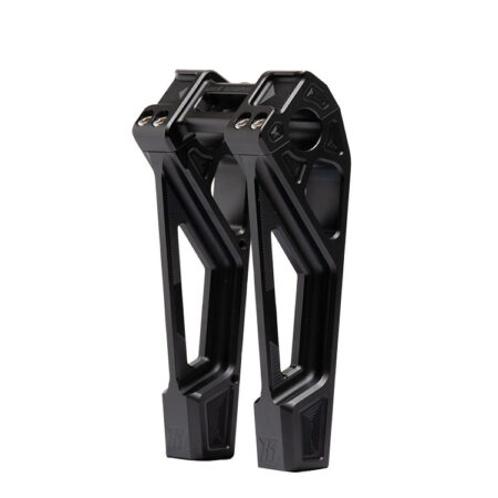 Taverner Motorsports - Risers; Fastback 8" Straight Blk - KM-K55128