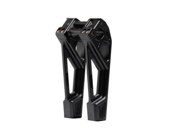 Taverner Motorsports - Risers; Fastback 8" Straight Blk - KM-K55128