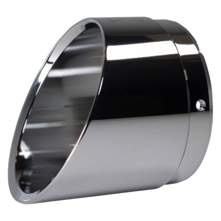 Taverner Motorsports - End Cap; Edge Chr 4.5" Muffler - KW200719P