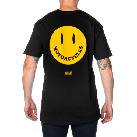 Taverner Motorsports - T-Shirt; Smiley Tee - M - Black - DC-SMILEY-M