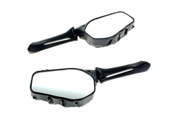 Taverner Motorsports - Mirror; Skeleton Hand Blk (Pair) - BAI-M60-6287B