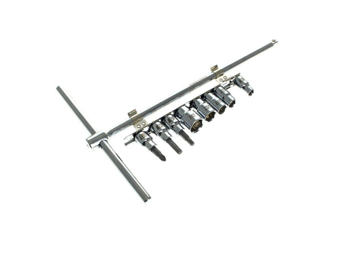 Taverner Motorsports - Tool; Sliding T-Driver with Sockets - CT-TSDS38