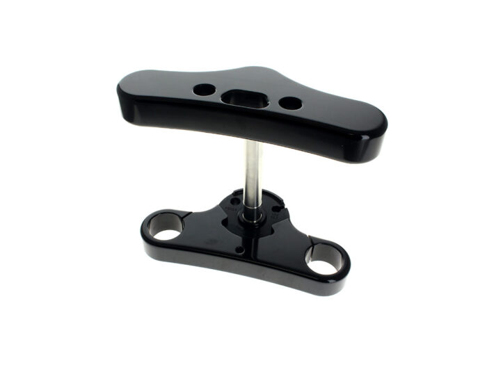 5 Degree Raked Wide Glide Triple Tree Kit - Black. Fits Breakout 2018up.