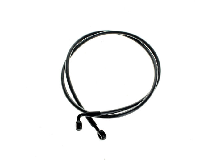 54in. E-Z Align Front Brake Line with 7/16in. x 180 Degree Banjo - Black Pearl