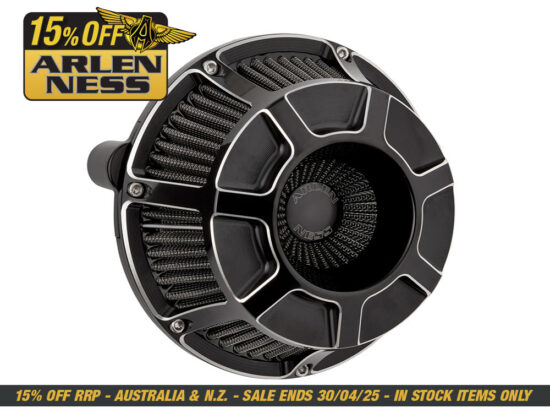 Beveled Air Cleaner Kit - Black. Fits CVO Touring 2023up, Street Glide & Road Glide 2024up, Touring 2025up & Softail 2025up
