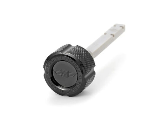 Magnetic Transmission Dipstick - Knurled Black. Fits Touring 2017up
