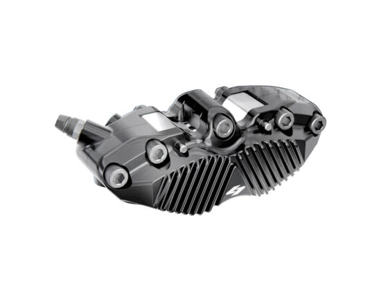 Right Hand Front RTX8 Series Radial 4 Piston Caliper - Black