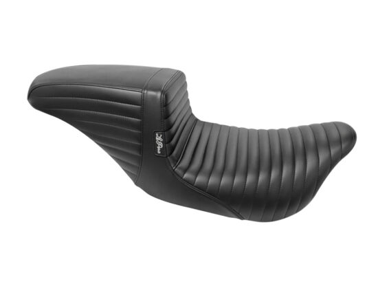 Kickflip Dual Seat with Black Pleated Stitch. Fits CVO Touring 2023up & Street Glide & Road Glide 2024up