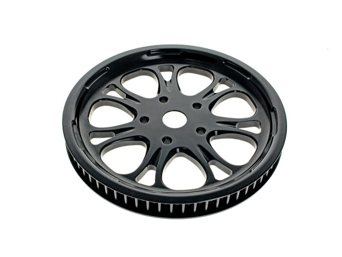 Taverner Motorsports - Pulley; Paramount 66Tx1" Blk Ano - P00935066PARLB