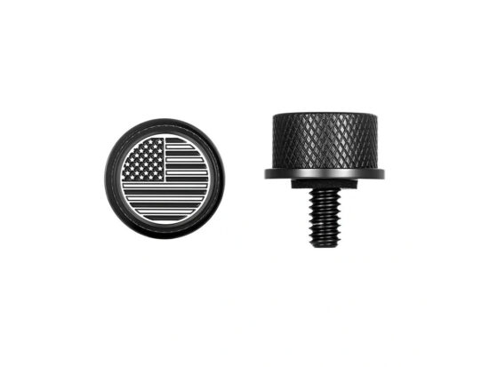 Taverner Motorsports - Seat Bolt; Rear 1/4-20 Blk - FIG-FD26-SEAT-SCREW-BLK