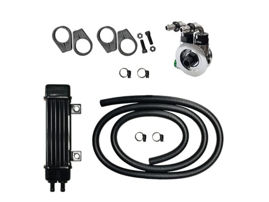 6-Row Vertical Slimline Oil Cooler Kit. Fits Sportster 1986-2021