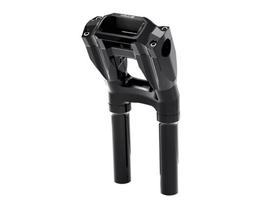 10in. Kickback x 1-1/8in. Clamp Core Isolated Riser Kit - Black. Fits Softail Street Bob, Low Rider ST, Standard & Breakout 2018-2024