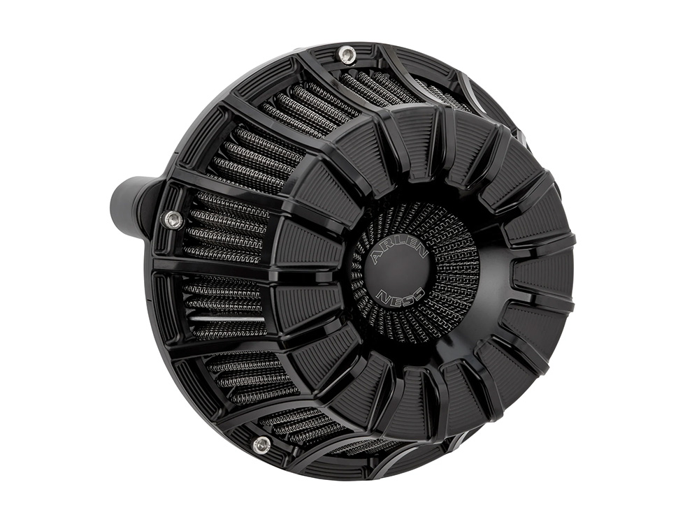 15-Spoke Air Cleaner Kit - Black. Fits CVO Touring 2023up, Street Glide & Road Glide 2024up, Touring 2025up & Softail 2025up
