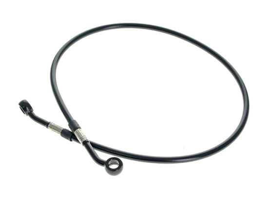 Rear Brake Line - Black. Fits Touring 2014up with Kraus Rear Radial Caliper & Bracket