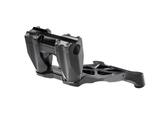 Hart Luck Riser Base & 3in. Iso Risers - Black. Fits Indian Chieftain 2025up