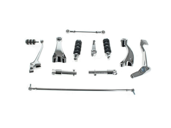 Forward Controls - Chrome. Fits Sportster 2004-2013