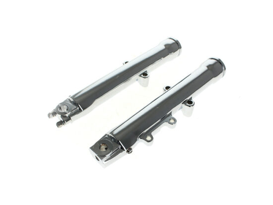 Fork Sliders - Chrome. Fits FX Softail 2000-2006 & Dyna Wide Glide 2000-2005