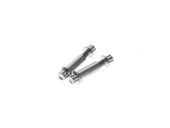 Titanium 12-Point Footpeg Mounting Hardware - Polished. Fits H-D Male Mount Footpegs