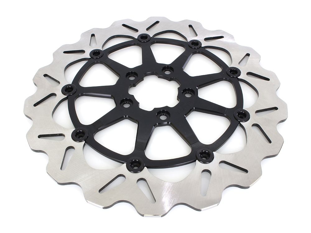 13in. Front Wave Floating Disc Rotor with Black Carrier. Fits most Big ...