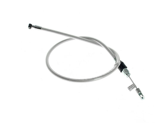 34in. Quick Connect Upper Clutch Cable - Sterling Chromite. Fits Softail 2025up