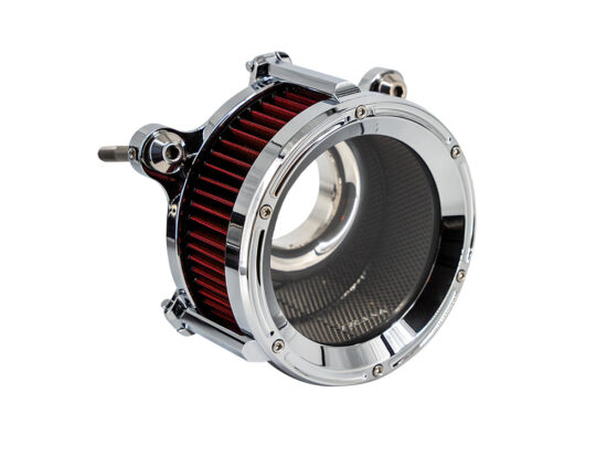 Assault Charge High-Flow 68mm Air Cleaner Kit - Chrome. Fits CVO Touring 2023up, Street Glide & Road Glide 2024up, Touring 2025up & Softail 2025up When Running The Screamin' Eagle 68mm Throttle Body