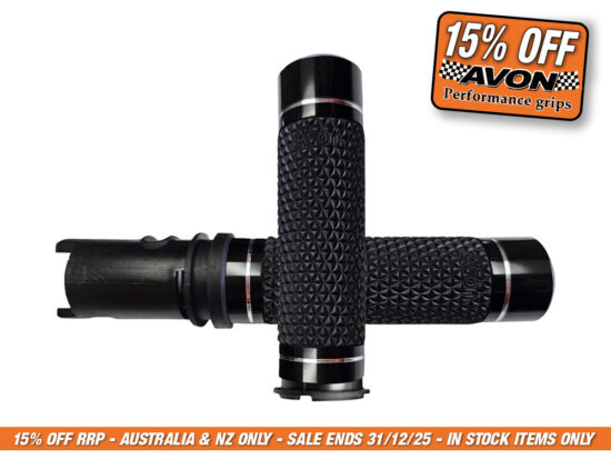 K25 Handgrips - Black. Fits CVO Touring 2023up, Street Glide & Road Glide 2024up, Touring 2025up & Softail 2025up