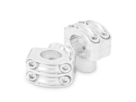 1-1/2in. Tall Reaper Risers - Chrome. Fits 1in. Handlebar