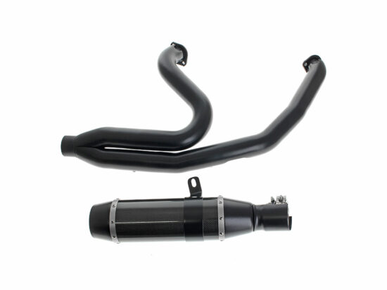 Taverner Motorsports - Exhaust; S/Tail'25up 2:1 Bobcat Blk - DD636N-31C