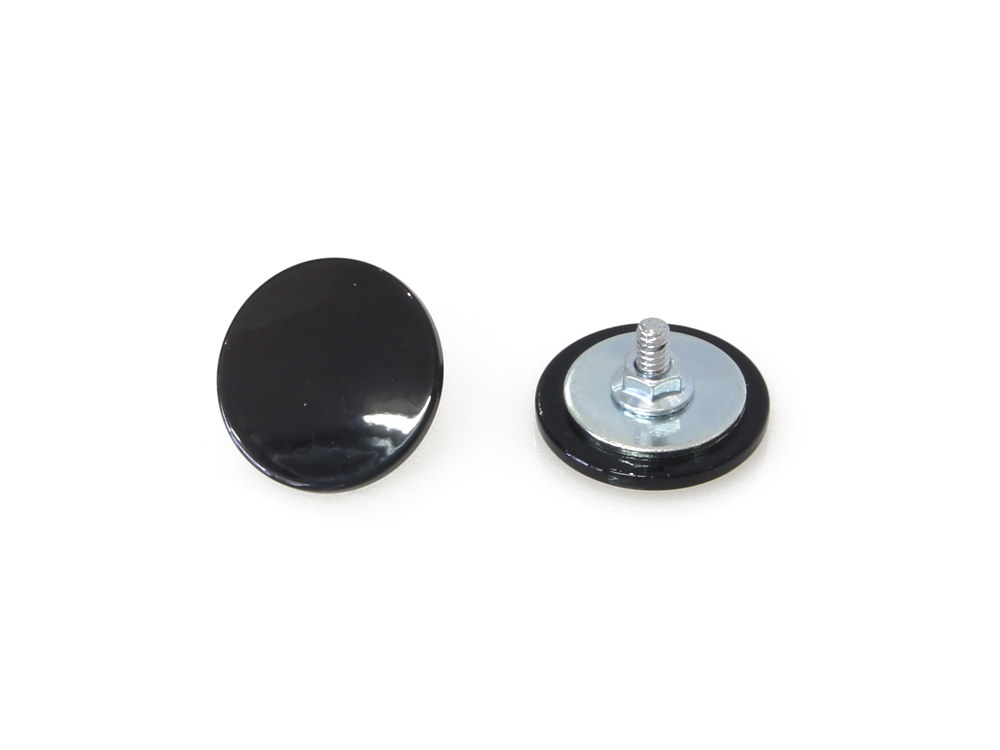 Inner Fairing Mirror Plugs - Gloss Black. Fits Touring 1996up.