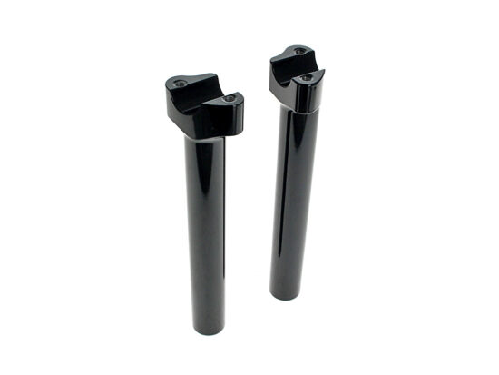 9-1/2in. Tall Risers - Gloss Black. Fits 1in. Handlebar