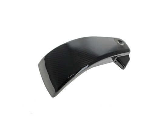 Left Hand Side Carbon Side Cover - Gloss Finish. Fits Softail 2018-2024 without Remote Preload Adjuster