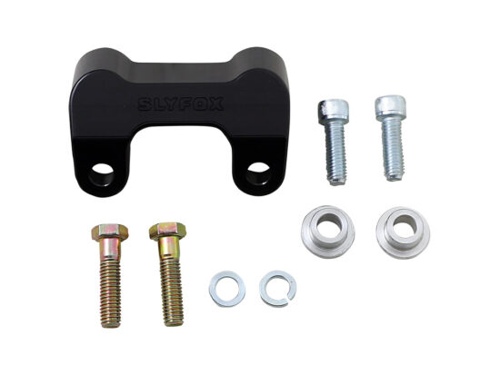 Road Glide Riser Adapter - Black. Fits Road Glide 2015-2023