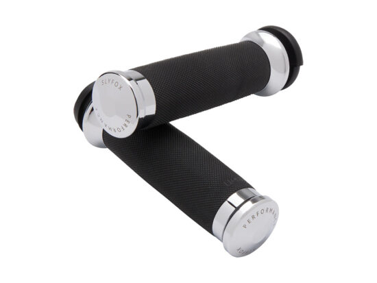 Handgrips - Chrome. Fits Big Twin 2008-2024 with Throttle-by-Wire