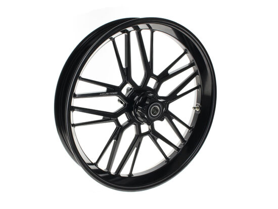 21in. x 3-1/2in. Split Spoke Forged Front Wheel with Hub - Black. Fits Low Rider S 2020up & Low Rider ST 2022up