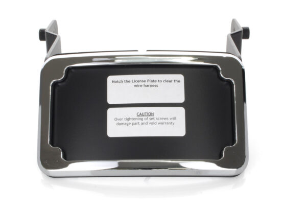 Tail Tidy Fender Eliminator Kit - Chrome with Number Plate Light Only. Fits Dyna Street Bob 2013-2017 and Dyna Low Rider 'S' 2016-2017