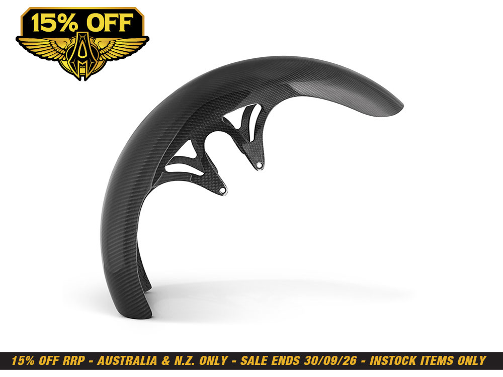 Carbon Wrapper Front Fender. Fits Most Touring 2014-2023 with 21in. Front Wheel - Arlen Ness